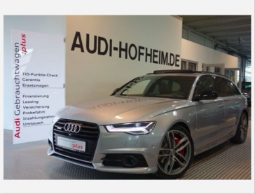 Audi A6 Avant 3.0 TDI 2015 Vooraanzicht