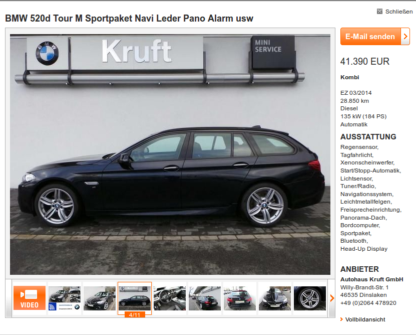Wk 05 BMW 520d Touring